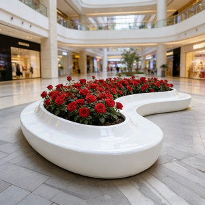 Silla de Jardín B22, Silla Artística para Centros Comerciales, Parques y Jardines, Material FRP, Competitiva - Product Image 4