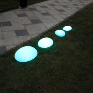Everstar Pelouse Lumière Cailloux Creative Extérieur Solaire Jardin Lumières IP65 Étanche RVB Lampe Paysage Pierre Décoration Cour - Product Image 6