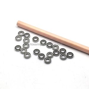 Rodamientos de Bolas de Acero Cromado en Miniatura de Alta Velocidad 4x8x2mm Sin Blindaje MR84 para Spinner - Product Image 1