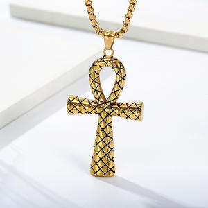 Ankh <b>Cross</b> Stainless Steel Necklace Unisex Pendant Gift Jewelry Fashion Charm - Product Image 4