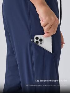 Vente <span class=keywords><strong>en</strong></span> gros – Prêt à expédier – Pantalon de sport mi-taille pour homme, séchage rapide, respirant, coupe droite, idéal pour le printemps, l'été, le fitness et la course <span class=keywords><strong>en</strong></span> extérieur - Product Image 2