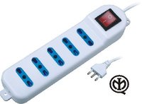 Multi Socket Power Socket Multipresa 5 Pos 10/16A Bipasso Con Attacco a Parete Spina 16A 2P + T Multi-socket IMQ