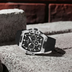 NAVIFORCE 6113 Montre sport pour homme de marque supérieure, affichage de la date, étanche, lumineuse, chronographe 24 heures, montres-bracelets pour homme - Product Image 2