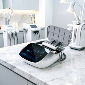 Appareil de thérapie par micro-courant professionnel 2026 avec écran tactile multifonctionnel, en ABS, pour soins de la peau à la lumière cristalline et à la seringue d'eau - Product Image 1