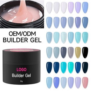 Top Ranking OEM 50g Hard Gel <b>Builder</b> Nail Extension Gel Mixed Colors Professional UV Gel Nail Construction Gel Polish for Salon - Product Image 1