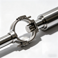 Colliers de serrage en acier inoxydable usinés CNC de haute précision pour le verrouillage d'arbres