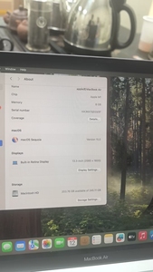 ใช้แล็ปท็อป Air Retina 13 "M1ช้ารุ่น2020หน่วยความจำ A2337 RAM 8GB + 8CPU SSD 256GB/7GPU สำหรับ Mac Book Air - Product Image 6