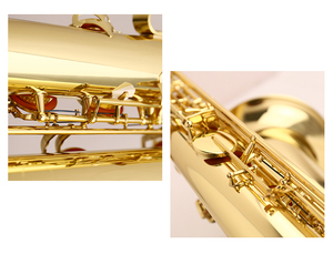 <span class=keywords><strong>Saxophone</strong></span> Baryton de Qualité avec Clé Fa Bémol et Fa Moll, Étui Rigide à Roulettes, Instruments à Vent OEM - Product Image 3