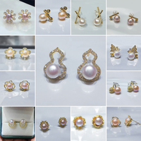 Lefeng – boucles d'oreilles baroques en or avec perles d'eau douce pour femmes, offre spéciale