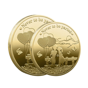 Сувенирный подарок в античном стиле 3D 2D сплав пустая монета позолоченная и Посеребренная памятная монета цифровая печать - Product Image 6