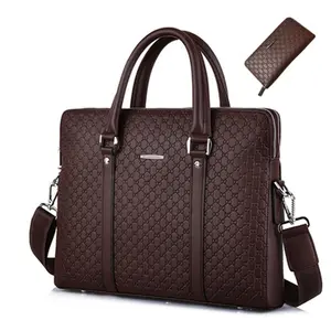 Office Single Shoulder Cross Bag PU Leather Briefcase Business Bag Briefcase for Man