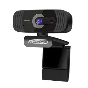 Webcam 1080P HD komputer PC Mini, kamera web Anti tergelincir dapat diputar 4K siaran langsung konferensi Video kerja 2K 1080P 720P