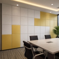 Panneaux acoustiques insonorisants en feutre Chiheng Modern Hotel, panneaux décoratifs muraux écologiques en MDF, pièges à basses pour bâtiments de bureaux