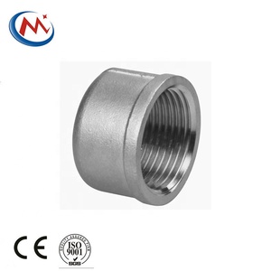 ข้อต่อท่อสแตนเลส 304 316 ขนาด <span class=keywords><strong>1</strong></span>/4" 3/8" <span class=keywords><strong>1</strong></span>/2" 3/4" <span class=keywords><strong>1</strong></span>" 2" 3" 4 นิ้ว เกลียวใน แบบฝาปิดกลม - Product Image 5