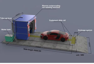 Equipo de Lavado de Autos Comercial, Máquina de Lavado de Autos Recíproca de 360 Grados, Máquina de Lavado de Autos Automática - Product Image 4