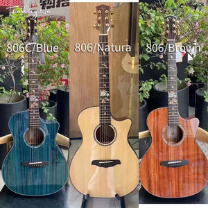 Guitarra Acústica Azul Farley Na de 41 Pulgadas con Acabado Brillante, Calidad de Rendimiento y Personalización - Product Image 5
