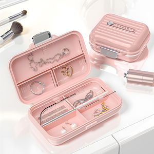 Compartments Travel Pill Organizer Mini Medicine Tablet Pill Storage Box Portable <b>Small</b> Pill <b>Case</b> Container with Lid - Product Image 6