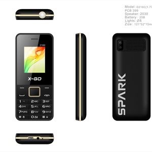 Téléphone portable D2160 de 1,77 pouce, très populaire en Afrique et en Asie du Sud-Est, personnalisable en usine, avec grande batterie, longue autonomie et double carte SIM, disponible immédiatement. - Product Image 2