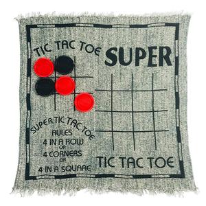 Riesige 3 in 1 Checkers und <span class=keywords><strong>Mega</strong></span> Tic <span class=keywords><strong>Tac</strong></span> Toe mit reversiblem Teppich Indoor/Outdoor Jumbo Checker Rug Game - Product Image 6