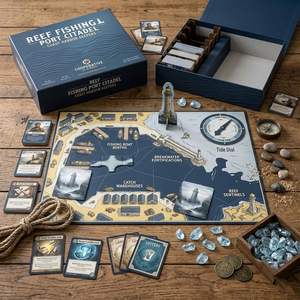 Emballage cylindrique en tube avec bords argentés dorés, pelliculage doux au toucher, coffret cadeau spirituel de luxe, jeu de cartes Oracle et Runes personnalisées - Product Image 1