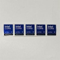 Autocollants pour ordinateur portable/PC/tablette/ordinateur de bureau Intel Core Ultra 7/5/9, logo Internet, autocollants unilatéraux, authentiques OEM, stock en stock, 6 mois, 100% authentiques