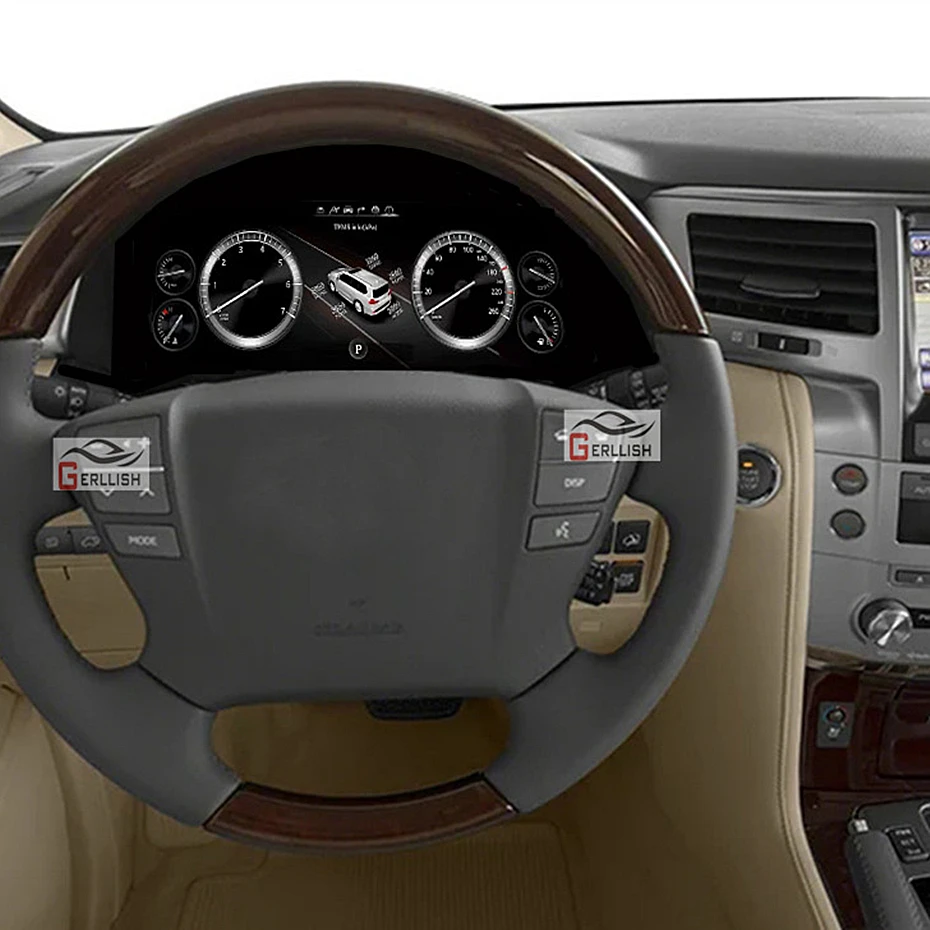 Автомобильные аксессуары, ЖК-дисплей 12,3 дюйма, приборная панель, экран измерителя для Lexus LX 570 LX470 LX460 LX570 J200 Linux OS System