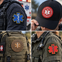 Écussons PVC 3D personnalisés en relief avec fixation auto-agrippante, badges logo en caoutchouc souple pour chapeaux tactiques, vêtements et sacs à dos
