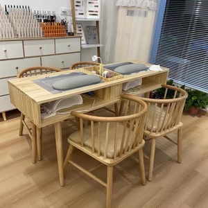 <span class=keywords><strong>Table</strong></span> de manucure en bois massif verni, <span class=keywords><strong>table</strong></span> de manucure, <span class=keywords><strong>table</strong></span> de conception d'ongles / <span class=keywords><strong>table</strong></span> de manucure avec aspirateur - Product Image 1