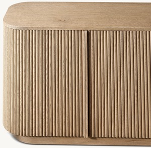 Credenza Moderna di Lusso a 6 Ante in Legno Lavorato a Mano per Sala da Pranzo - Product Image 4
