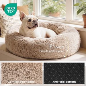Nueva Cama Redonda de Lujo para Perros, Cómoda Cama para Perros Tipo Donut, Alfombra Lavable para Gatos, Cojín Cálido para Mascotas - Product Image 3