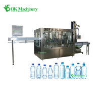 BKDZ01 automatique Pet potable petite ligne bouteille embouteillage eau minérale remplissage et capsulage machine machine de remplissage d'eau pure
