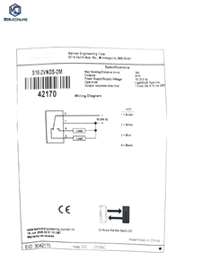 เซ็นเซอร์โฟโตอิเล็กทริคสำหรับคอนโทรลเลอร์ PLC ของแท้ใหม่เอี่ยม รุ่น S18-2VNDS-2 - Product Image 1