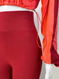 Baju Wanita dua-potong, pakaian olahraga wanita, Set pakaian aktif, jaket 2 potong, pakaian Yoga ketat, pakaian wanita - Product Image 6