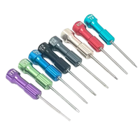 Kit Obeng Implan Gigi Universal Stainless Steel Manual Hex Driver Kompatibel dengan Abutment Prostetik Osstem Dentium Nobel