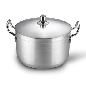 Soup Pot 16-28Cm <b>Sandblasted</b> Aluminum Household Kitchen Cookware Set - Product Image 1