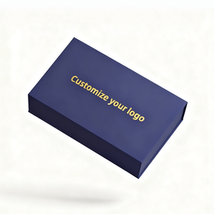 Custom Personalized Waterproof Art Paper Packaging <b>Box</b> with Magnetic Closure Embossing Black Insert for Shoes & Clothing - Product Image 4