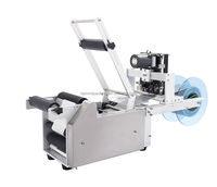 Machine d'étiquetage de bouteilles rondes semi-automatique certifiée CE MT-50D avec imprimante de date