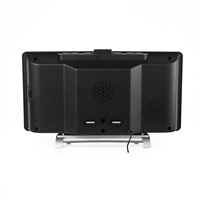 Hochwertiger LED Digitaler Moderner Design-Wecker mit Schlummerfunktion USB-Ladeanschluss Bestseller Radio-Dekoration