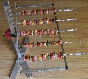 Automatico In acciaio inox di Campeggio Portatile <span class=keywords><strong>kebab</strong></span> griglie - Product Image 3