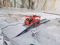 Scie à chaîne en marbre Machine de découpe de pierre Profondeur de coupe maximale de 7.5m pour la fabrication de construction et la carrière de granit