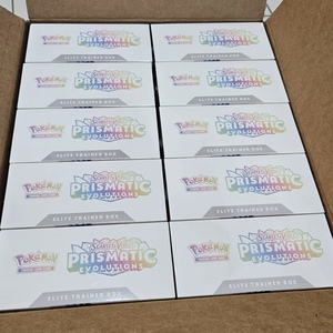กล่องซีลของแท้ 100% รุ่นอเมริกา PTCG Pokemon Prismatic Evolutions Elite Trainer Box การ์ดสะสม ของขวัญ - Product Image 5