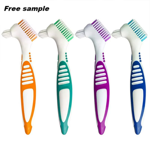 Spazzolino per Denti Finti a Doppia Faccia/Spazzolino Ortodontico/Spazzolino per Protesi Dentarie, Spazzolino Morbido per Igiene Orale - Product Image 1