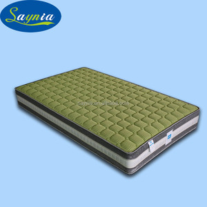 4D air ventilation fabric HD latex foam pocket spring mattress