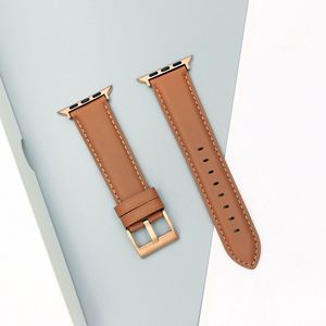 Correa de reloj de cuero de vaca genuino para Apple Watch 42 44 45 46 mm <span class=keywords><strong>Iwatch</strong></span> Series 10 9 8 <span class=keywords><strong>ultra</strong></span> 49mm correa de muñeca - Product Image 5