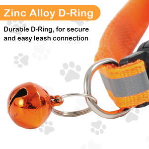 Kerah Kucing Reflektif Anti Air Modis Terbaru dengan Gesper Pengaman Lepas Cepat yang Dapat Dipersonalisasi untuk Anak Kucing - Product Image 4