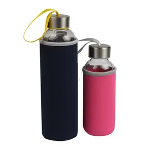 Capa de roupa com zíper para garrafa de bebidas e cerveja com isolamento de neoprene