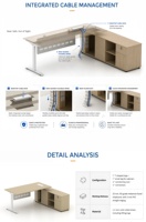 EGROspace - Mobilier moderne minimaliste - Table de direction - Bureau de direction ergonomique personnalisé