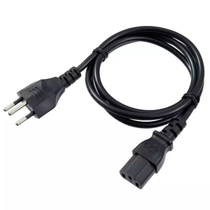 6ft 1,8 m Original Suiza Brasil Suiza enchufe <span class=keywords><strong>Cable</strong></span> de alimentación de CA para HP <span class=keywords><strong>Dell</strong></span> Lenovo Asus Laptop adaptador cargador <span class=keywords><strong>Monitor</strong></span> - Product Image 4
