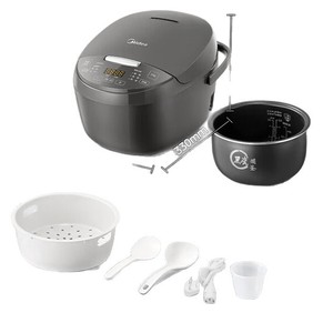 Midea Mini Rice <b>Cooker</b> 3L Electric Non-Stick Inner Pot Smart Cooking With <b>Timer</b> For Home Use - Product Image 5