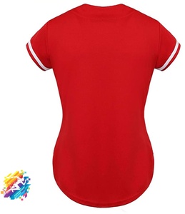 Camiseta Deportiva de Béisbol de Primera Calidad de Formula1 Industries, Cuello en V, Manga Corta, Transpirable, de Secado Rápido, para Softbol - Product Image 2